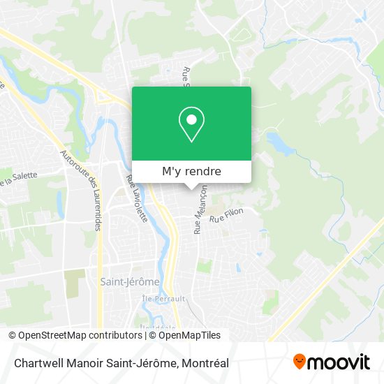 Chartwell Manoir Saint-Jérôme plan