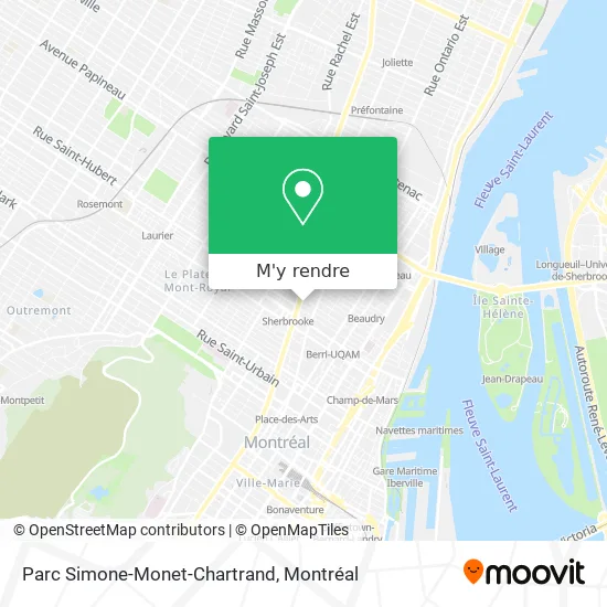 Parc Simone-Monet-Chartrand plan