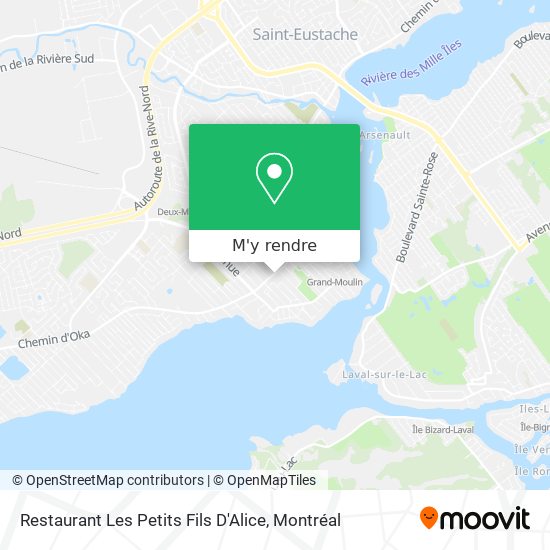 Restaurant Les Petits Fils D'Alice plan