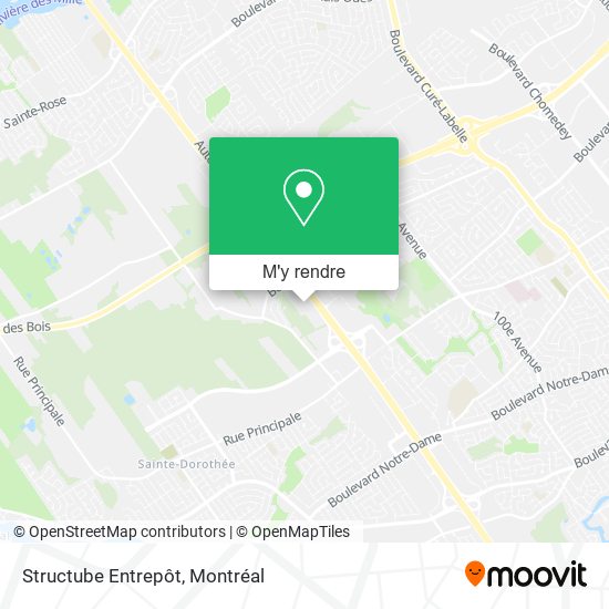 Structube Entrepôt plan
