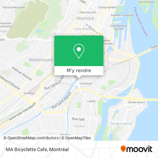 MA Bicyclette Cafe plan
