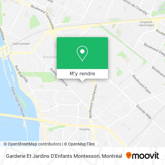 Garderie Et Jardins D'Enfants Montessori plan