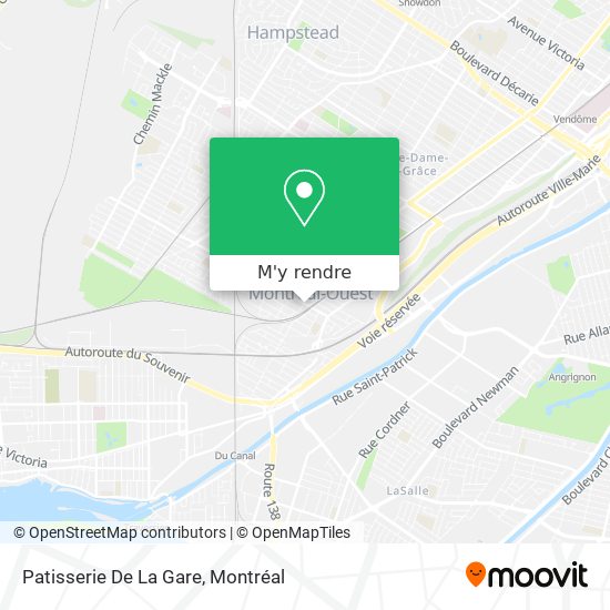 Patisserie De La Gare plan