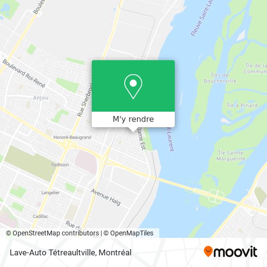 Lave-Auto Tétreaultville plan