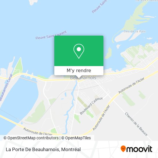 La Porte De Beauharnois plan