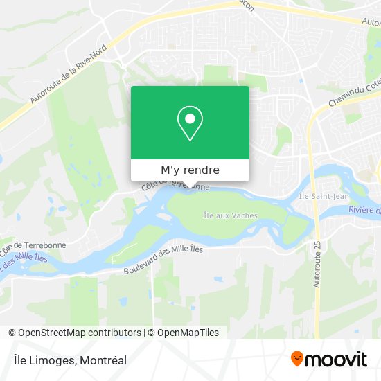 Île Limoges plan