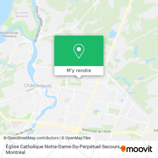 Église Catholique Notre-Dame-Du-Perpétuel-Secours plan