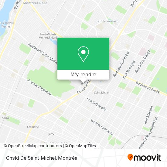 Chsld De Saint-Michel plan