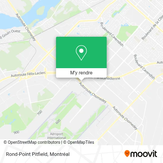 Rond-Point Pitfield plan