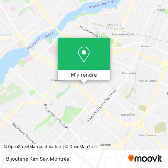 Bijouterie Kim Say plan