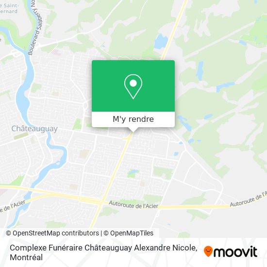 Complexe Funéraire Châteauguay Alexandre Nicole plan
