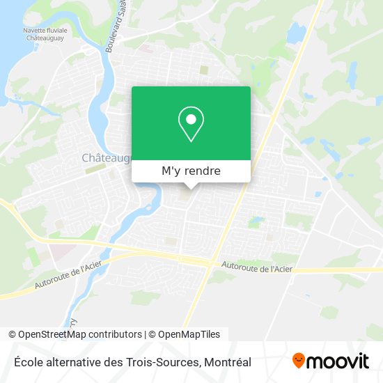 École alternative des Trois-Sources plan