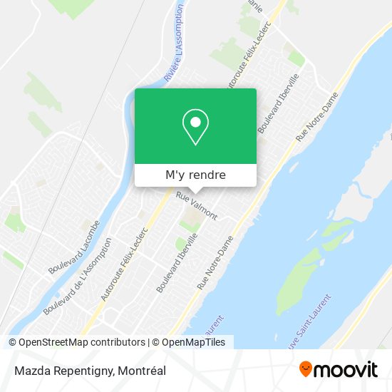 Mazda Repentigny plan