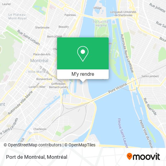 Port de Montréal plan