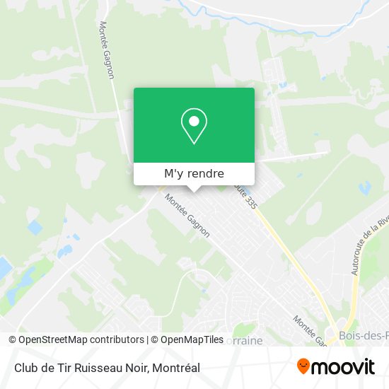 Club de Tir Ruisseau Noir plan