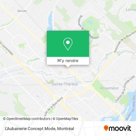 L'Aubainerie Concept Mode plan