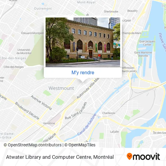 Atwater Library and Computer Centre plan