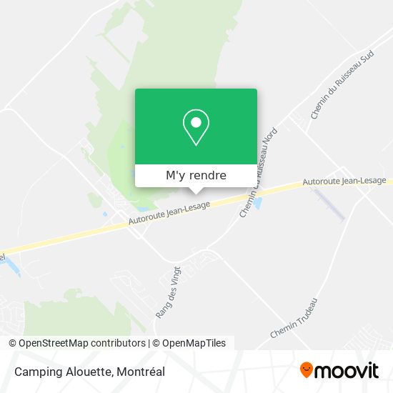 Camping Alouette plan