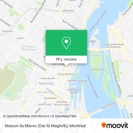 Maison du Maroc (Dar Al Maghrib) plan
