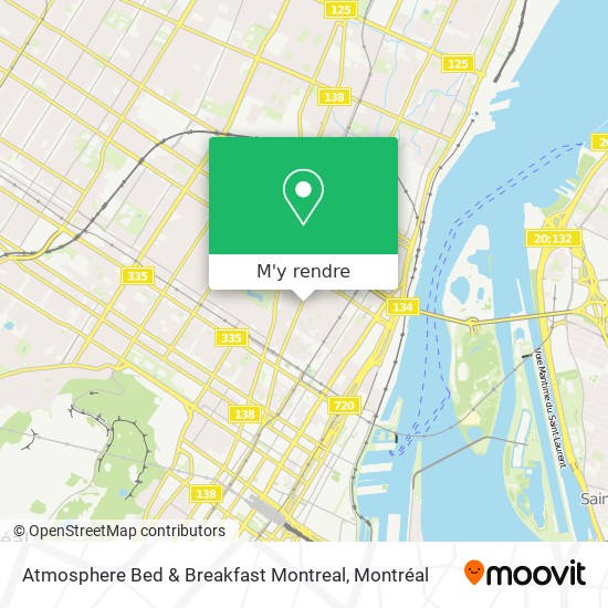 Atmosphere Bed & Breakfast Montreal plan