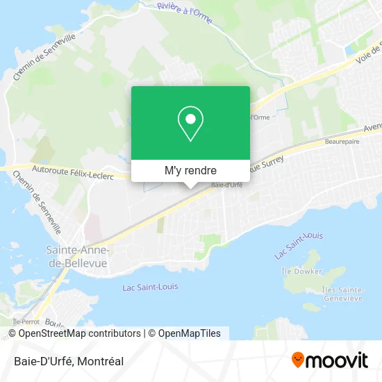 Baie-D'Urfé plan