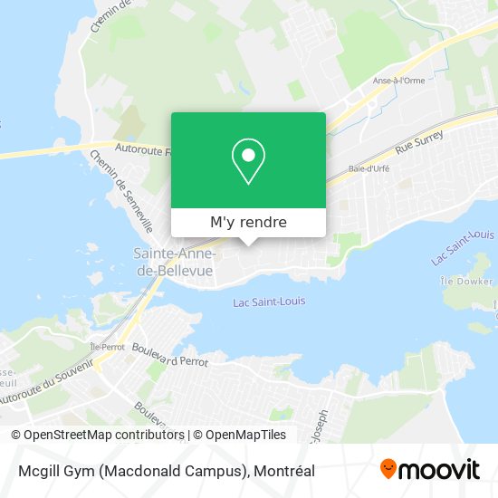 Mcgill Gym (Macdonald Campus) plan