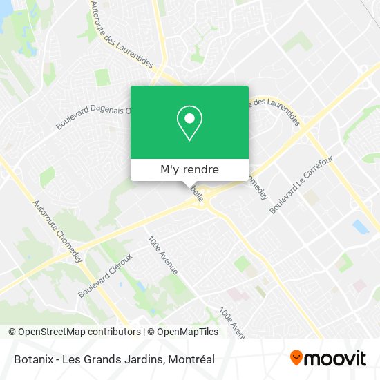 Botanix - Les Grands Jardins plan