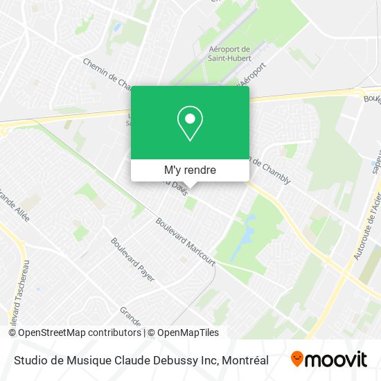 Studio de Musique Claude Debussy Inc plan