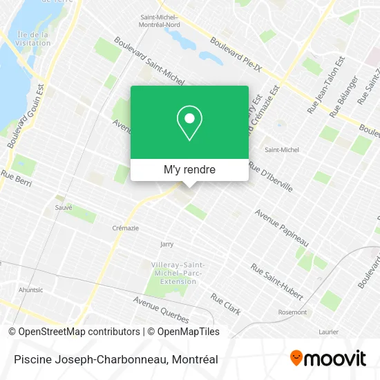 Piscine Joseph-Charbonneau plan
