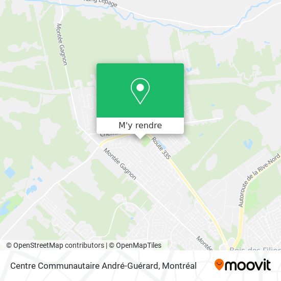 Centre Communautaire André-Guérard plan