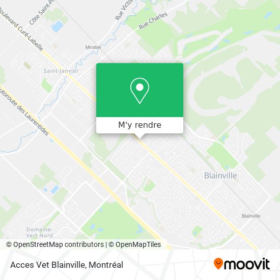 Acces Vet Blainville plan