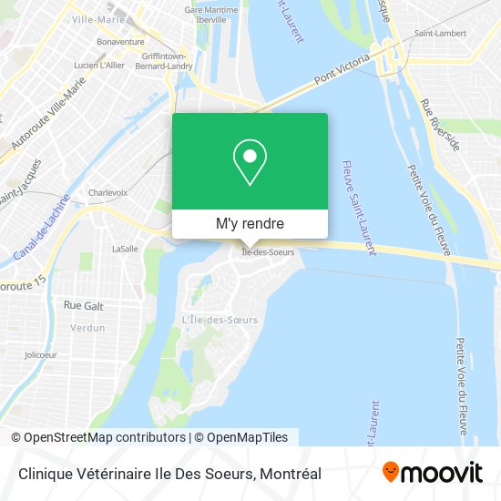 Clinique Vétérinaire Ile Des Soeurs plan