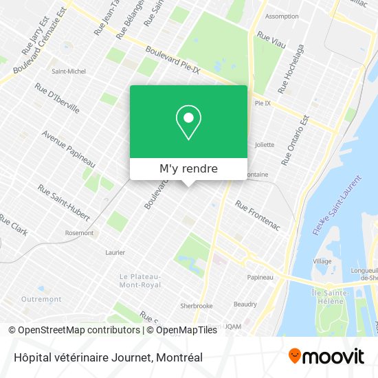 Hôpital vétérinaire Journet plan