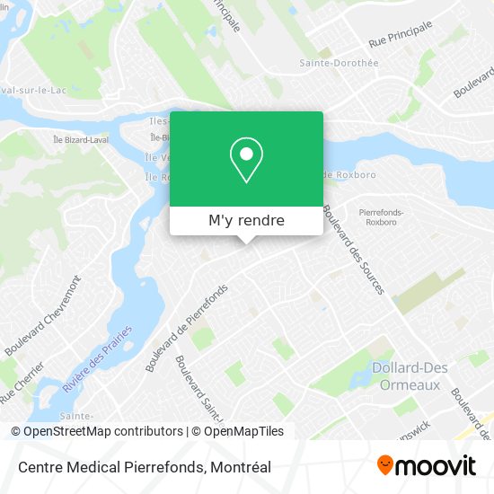 Centre Medical Pierrefonds plan