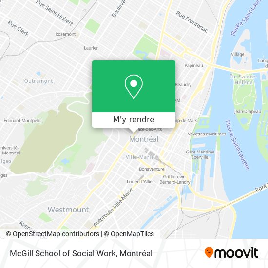 McGill School of Social Work plan