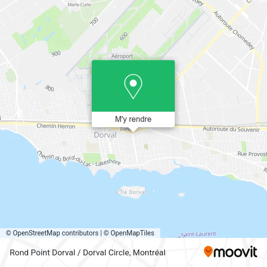Rond Point Dorval / Dorval Circle plan