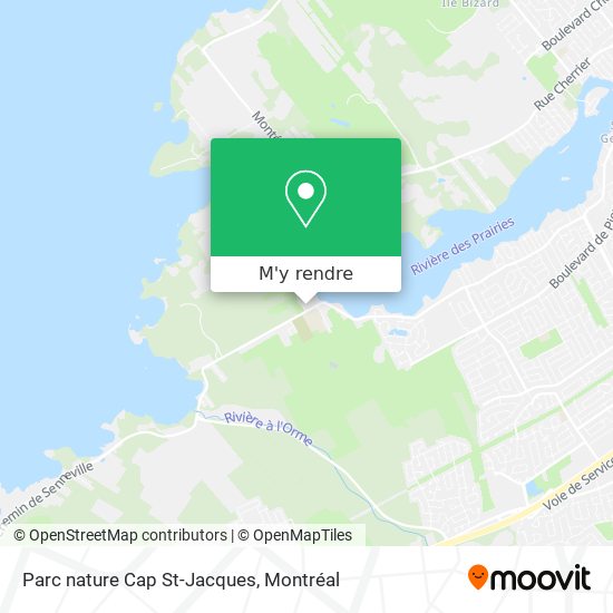 Parc nature Cap St-Jacques plan