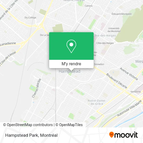 Hampstead Park plan