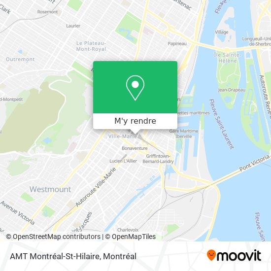 AMT Montréal-St-Hilaire plan