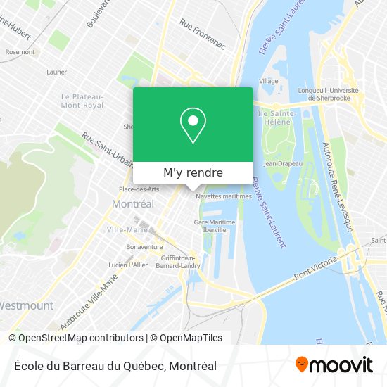 Comment Aller A Ecole Du Barreau Du Quebec A Montreal En Bus Metro Ou Train