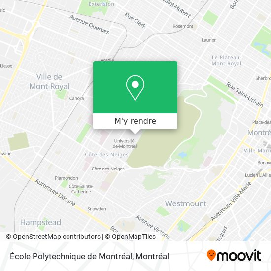 École Polytechnique de Montréal plan