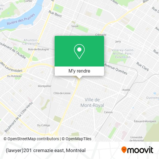 (lawyer)201 cremazie east plan