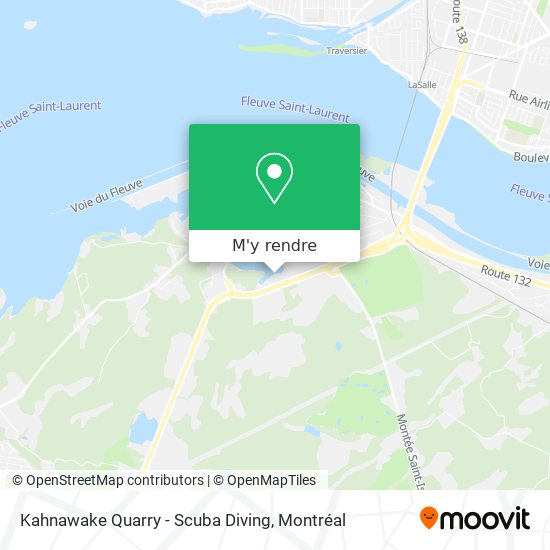 Kahnawake Quarry - Scuba Diving plan