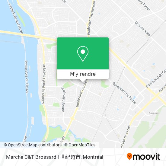 Marche C&T Brossard | 世纪超市 plan