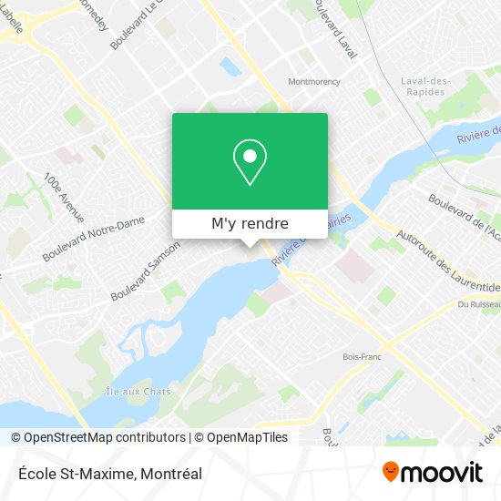 École St-Maxime plan