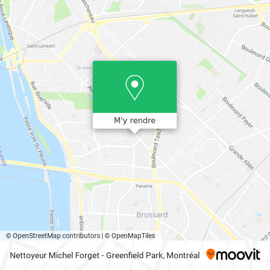 Nettoyeur Michel Forget - Greenfield Park plan
