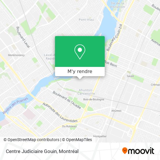 Centre Judiciaire Gouin plan