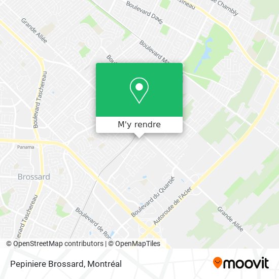Pepiniere Brossard plan