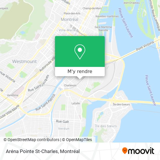 Aréna Pointe St-Charles plan