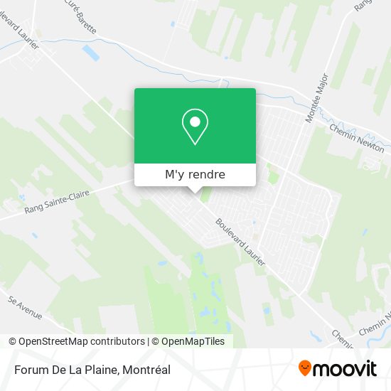 Forum De La Plaine plan